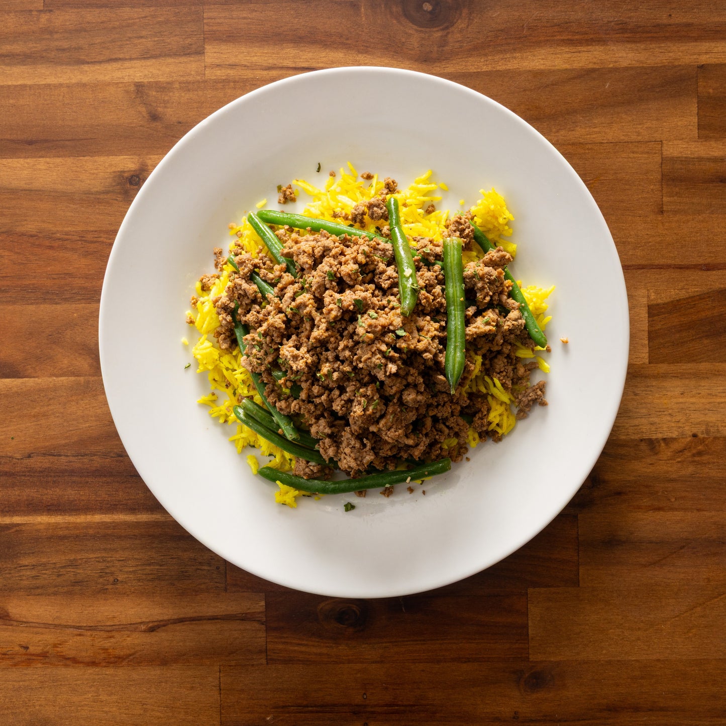 Ground Beef & Rice Bowl