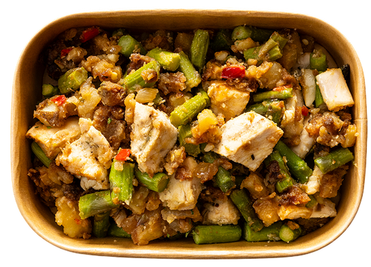 Grilled Chicken Hash