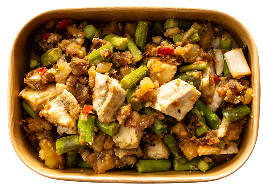 Grilled Chicken Hash