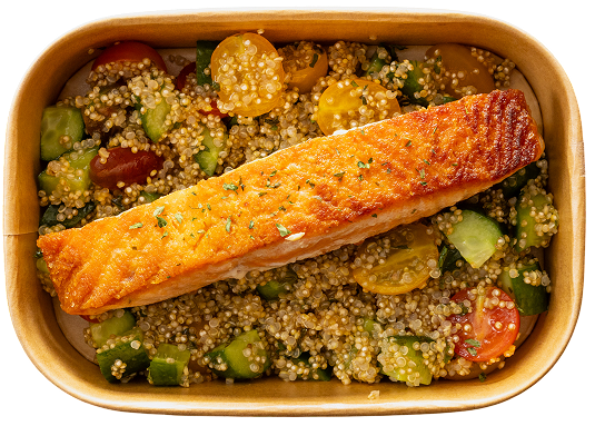 Salmon Quinoa Bowl