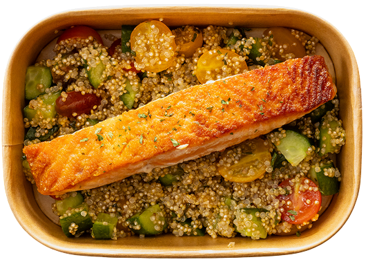 Salmon Quinoa Bowl